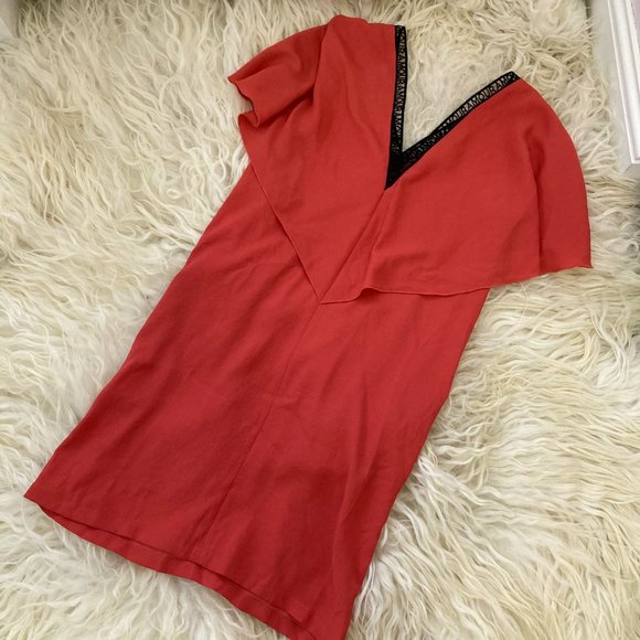 MAJE V-Neck Mini Dress - Picture 11 of 15